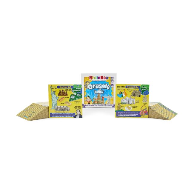 Joc educativ BrainBox Orasele lumii BKFG114044