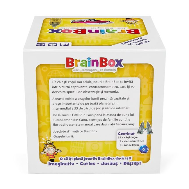 Joc educativ BrainBox Orasele lumii BKFG114044