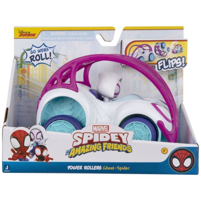 Paienjenelul Marvel - Vehicul de acrobatii, figurina inclusa, diverse modele BKFSNF0162