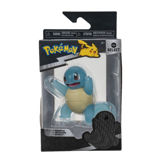 Pokemon - Figurina de actiune Select 7.5 cm, Translucent Squirtle, S3 BKFPKW2404
