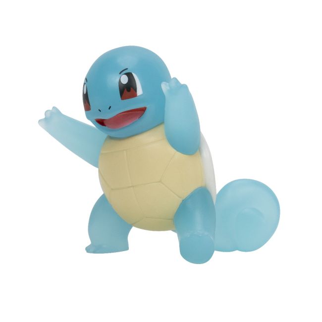 Pokemon - Figurina de actiune Select 7.5 cm, Translucent Squirtle, S3 BKFPKW2404