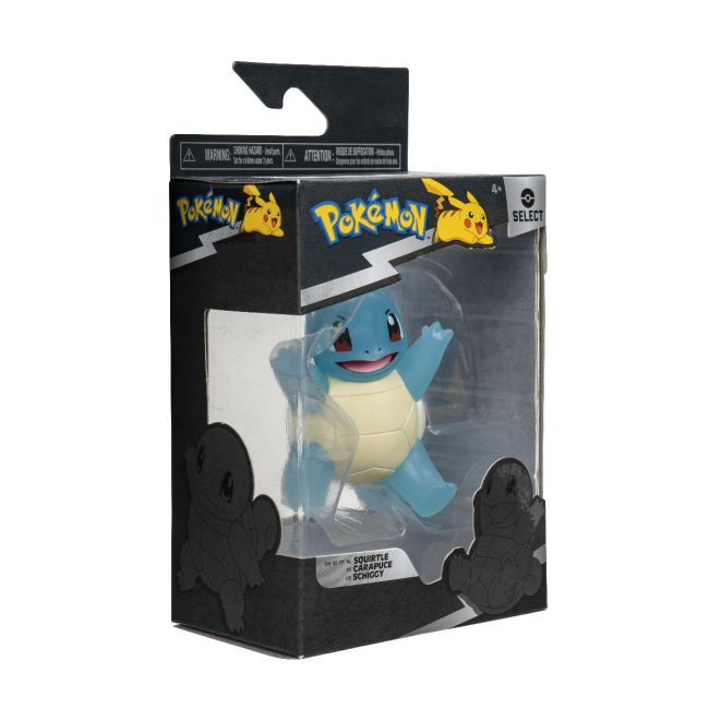 Pokemon - Figurina de actiune Select 7.5 cm, Translucent Squirtle, S3 BKFPKW2404