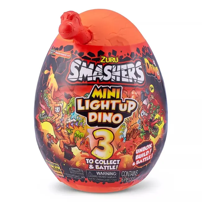 Smashers - Mini Ou surpriza, Dino Light-Up BKF7473