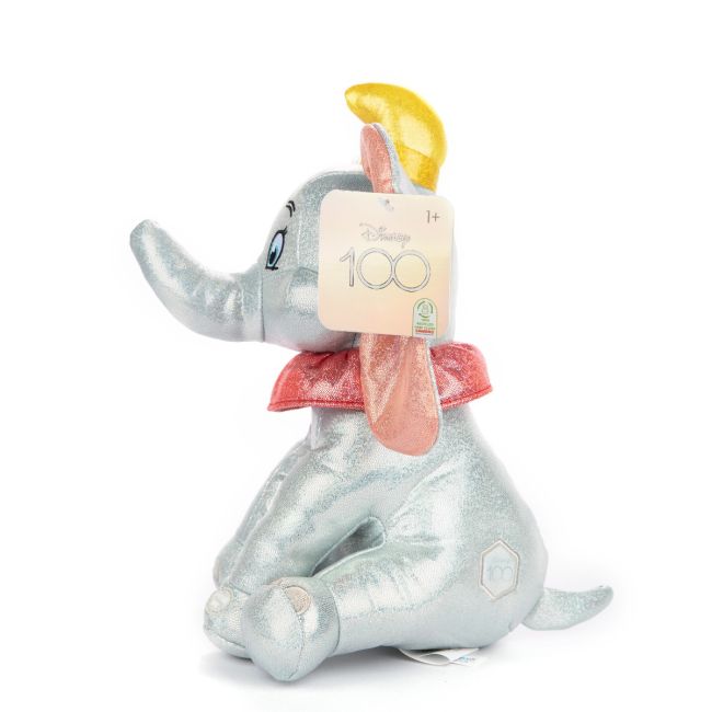 Disney 100 - Plus cu sclipici si sunete, Dumbo, 28 cm BKFD100-9400-2-FO