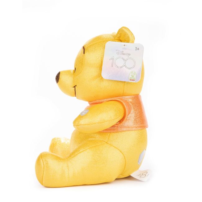 Disney 100 - Plus cu sclipici si sunete, Winnie, 28 cm BKFD100-9400-3-FO