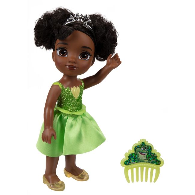 Disney Princess - Papusa cu sclipici si pieptene, 15 cm BKF218624