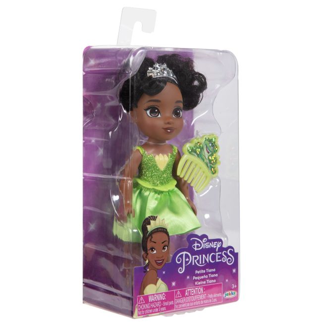 Disney Princess - Papusa cu sclipici si pieptene, 15 cm BKF218624