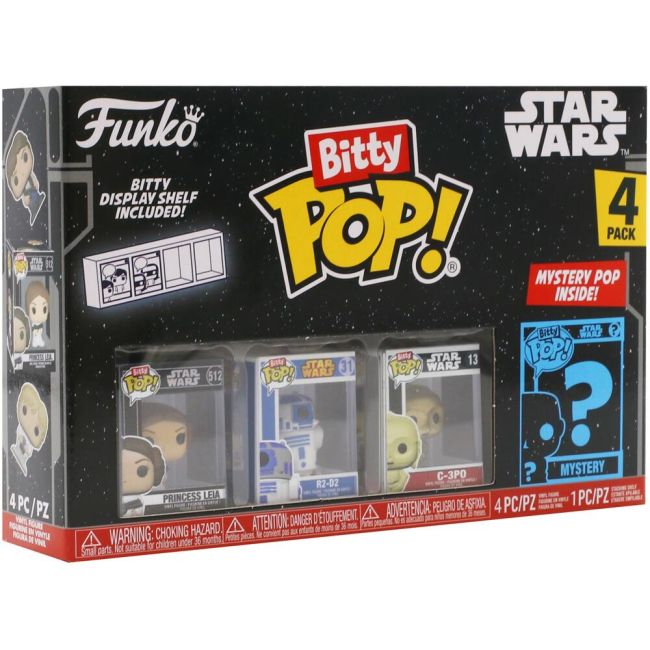 Funko Bitty POP: Star Wars- Leia 4PK BKF71512