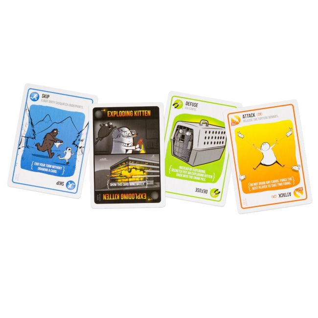 Joc de societate Exploding Kittens pentru adulti (Pink Edition), limba romana BKFEKIEK02NRO