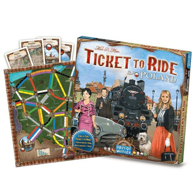 Joc de societate Ticket to Ride Map Collection: Poland, extensie, limba engleza BKF720130