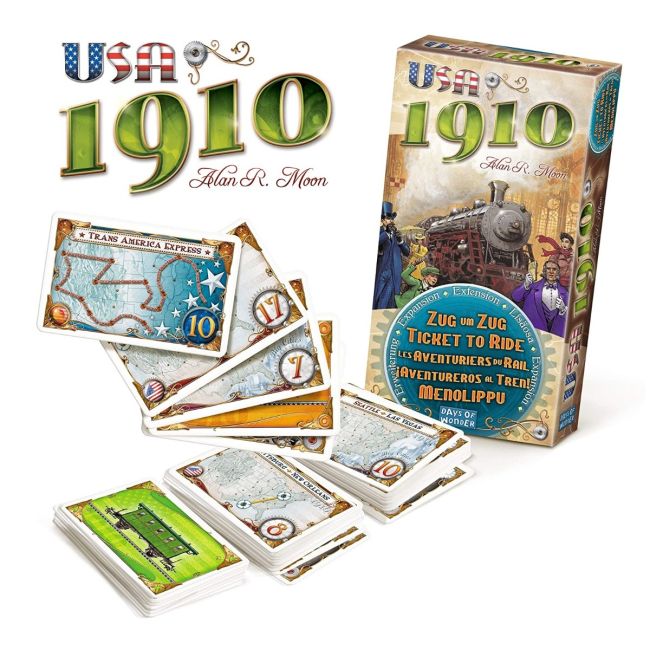 Joc de societate Ticket to Ride USA 1910, limba engleza BKF7216