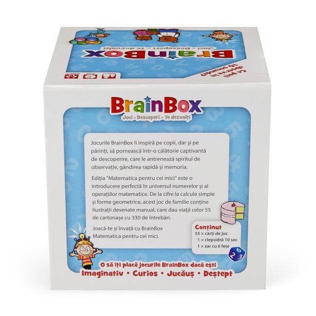 Joc educativ BrainBox Matematica pentru cei mici BKFG114039