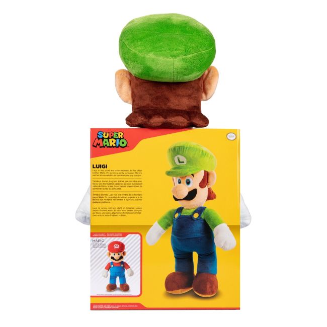 Nintendo Mario - Jucarie de plus, Luigi, 50 cm BKF64457