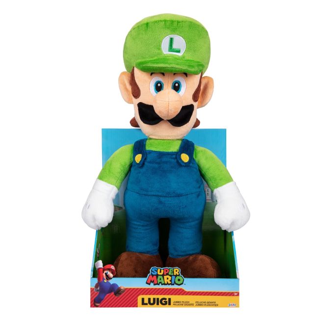 Nintendo Mario - Jucarie de plus, Luigi, 50 cm BKF64457
