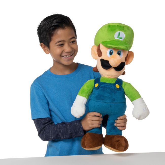 Nintendo Mario - Jucarie de plus, Luigi, 50 cm BKF64457