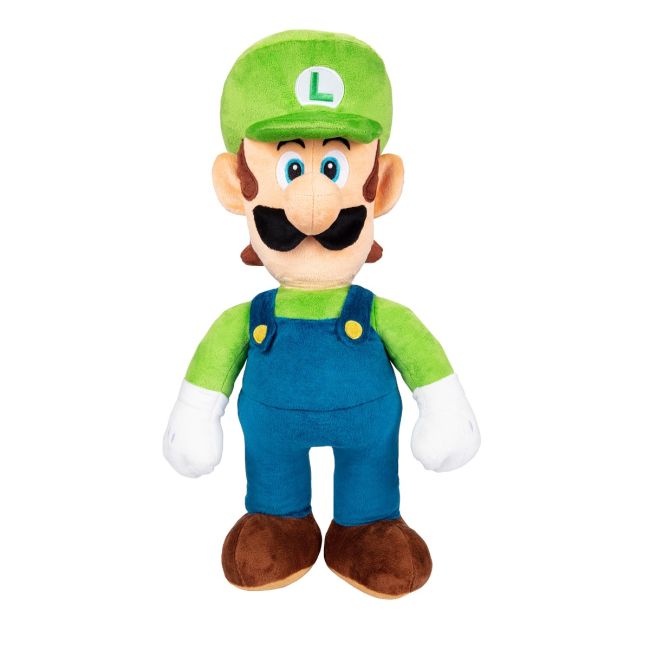 Nintendo Mario - Jucarie de plus, Luigi, 50 cm BKF64457