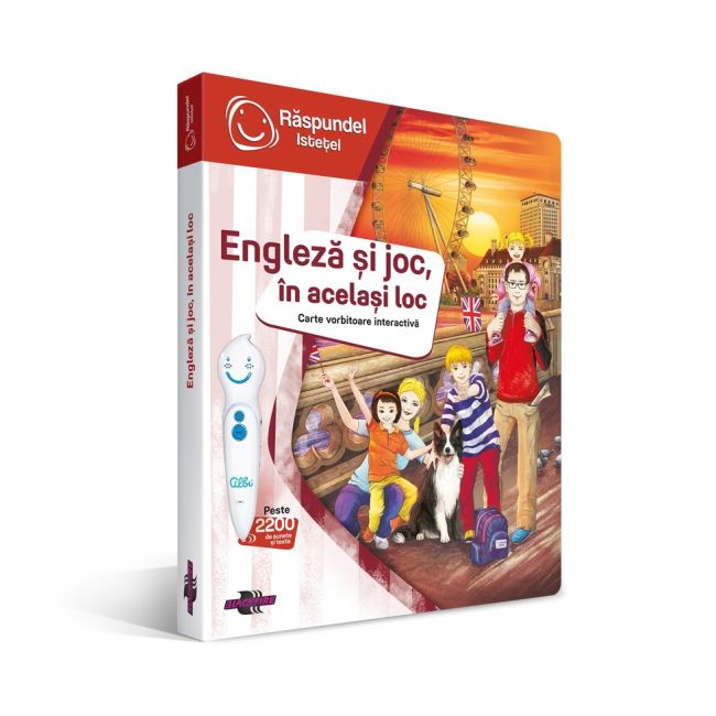 Pachet Raspundel Istetel, creion si carte Engleza si joc, in acelasi loc BKF69364