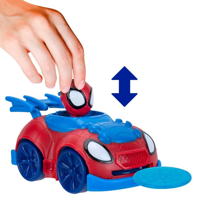 Paienjenelul Marvel - Vehicul cu lansator de discuri, figurina inclusa, diverse modele BKFSNF0007
