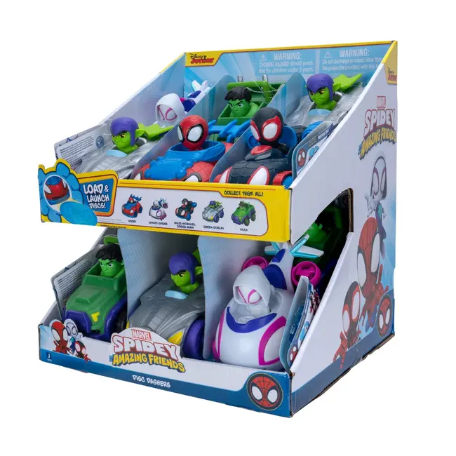 Paienjenelul Marvel - Vehicul cu lansator de discuri, figurina inclusa, diverse modele BKFSNF0007