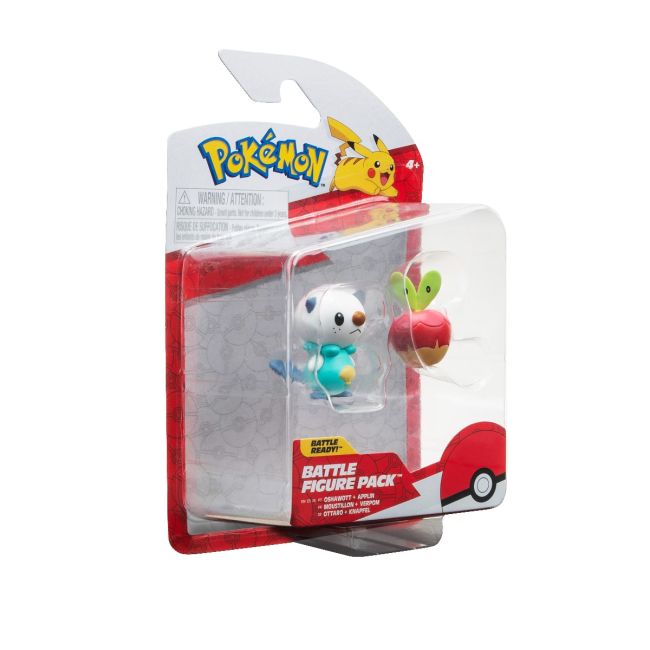 Pokemon - Set 2 figurine de actiune, (Applin & Oshawott) S14 BKFPKW3000