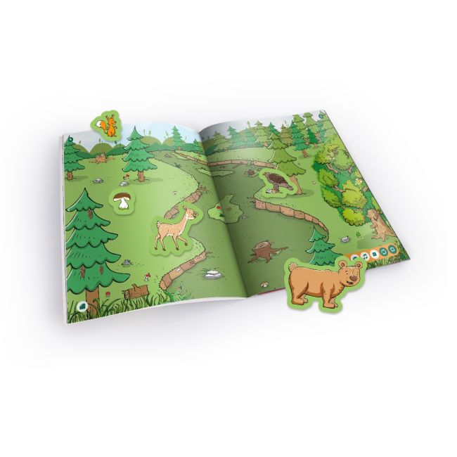Raspundel Istetel, carte cu autocolante, Animale BKF63120