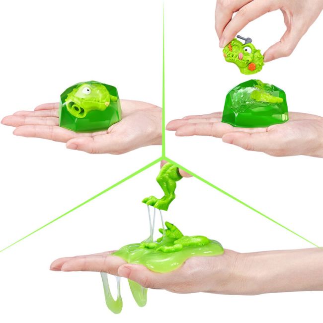 Smashers - Mini Ou surpriza cu peste 6 accesorii, Dino Jurassic Light-Up BKF74107
