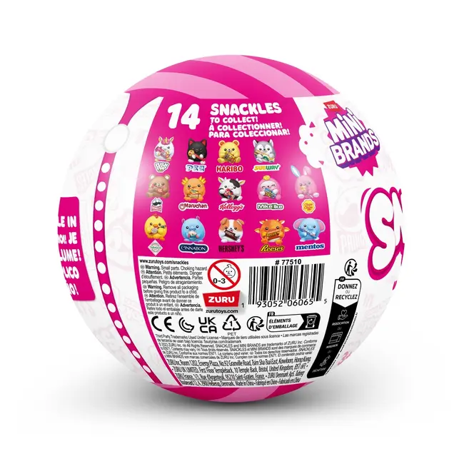 Snackles - Jucarie de plus colectibila S1W2, 11.5 cm BKF77510GQ1