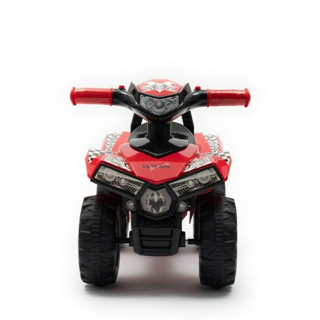 ATV copii, Baby Mix, Masinuta, Cu lumini si muzica, Fara pedale, 60 x 38 x 42 cm, Red BYN12932