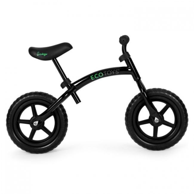 Bicicleta fara pedale cu roti din spuma eva ecotoys ym-bb-13 - negru edeediym-bb-13negru