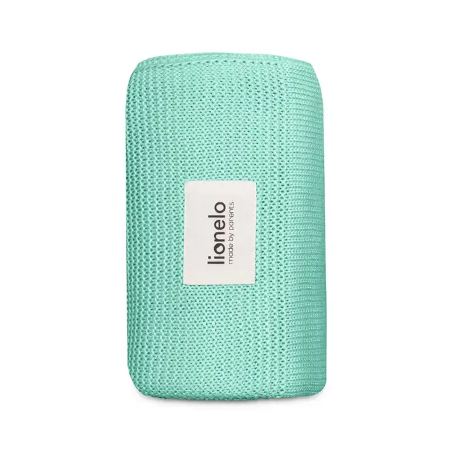 Paturica multifunctionala, Lionelo, Din bambus, Cu proprietati de termoreglare, Antibacteriana, Antifungica, Antialergice, Lavabila la masina de spalat, 100x75 cm, Verde BYNLO-BAMBOO_BLANKET_GREEN_MINT