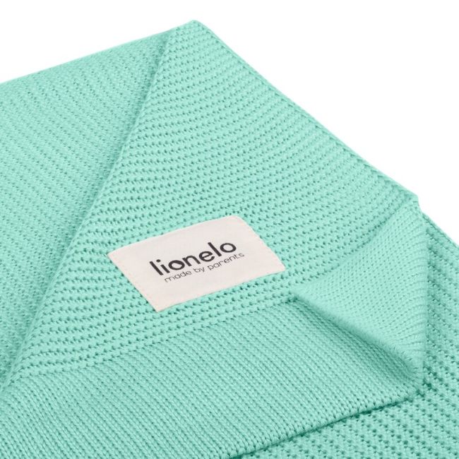 Paturica multifunctionala, Lionelo, Din bambus, Cu proprietati de termoreglare, Antibacteriana, Antifungica, Antialergice, Lavabila la masina de spalat, 100x75 cm, Verde BYNLO-BAMBOO_BLANKET_GREEN_MINT
