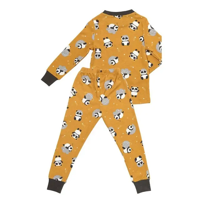 Pijama 100% bumbac organic, Panda, 5-6 ani BBXCJ-PJ78-116