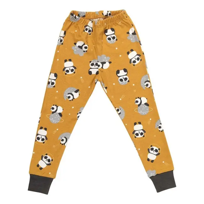Pijama 100% bumbac organic, Panda, 7-8 ani BBXCJ-PJ78-128