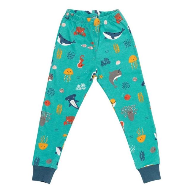 Pijama 100% bumbac organic, Under the Sea, 6-7 ani BBXCJ-PJ79-122