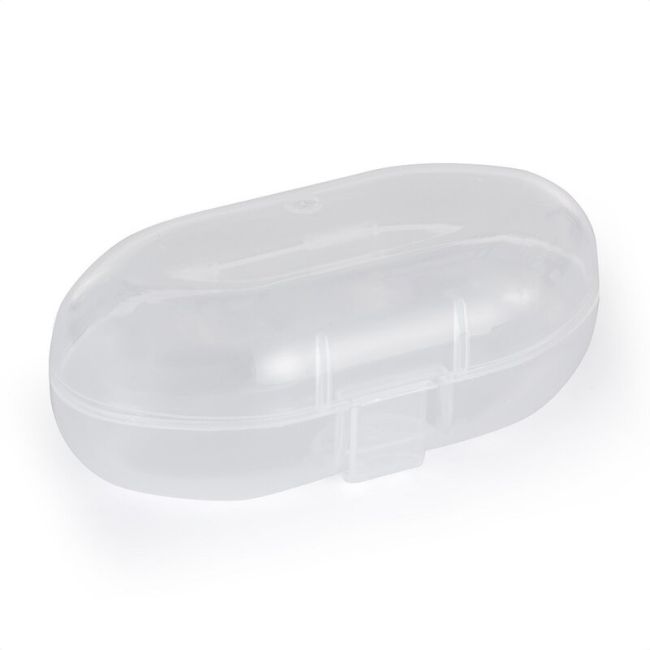 Set 2 periute de dinti pentru deget, Petite&Mars, Cu peri moi, Silicon, Include cutie depozitare, 0 luni+, Galben/Verde BYN720813