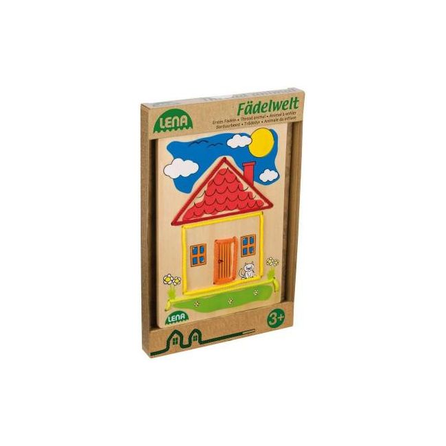 Jucarie educativa cu siret cladiri - SOLLE32035