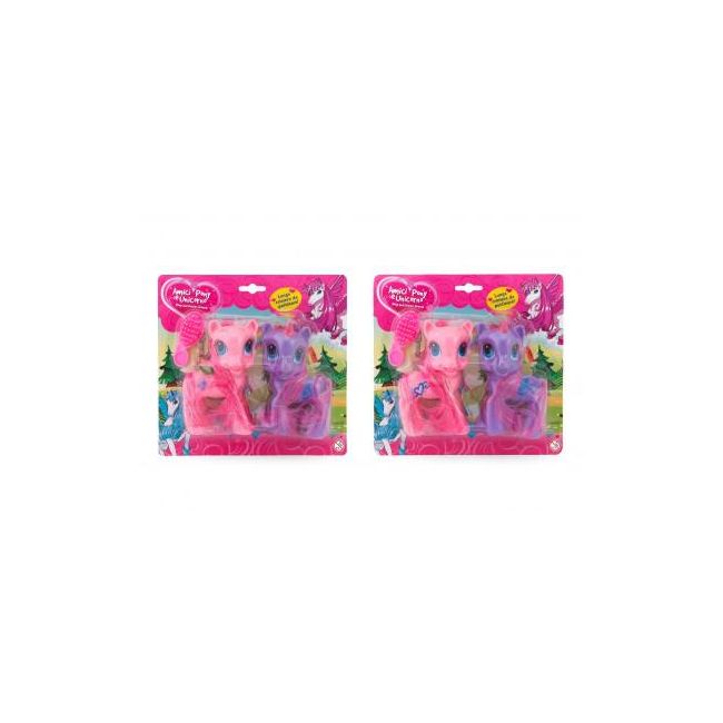 Set 2 ponei cu perie - SOLGL36947