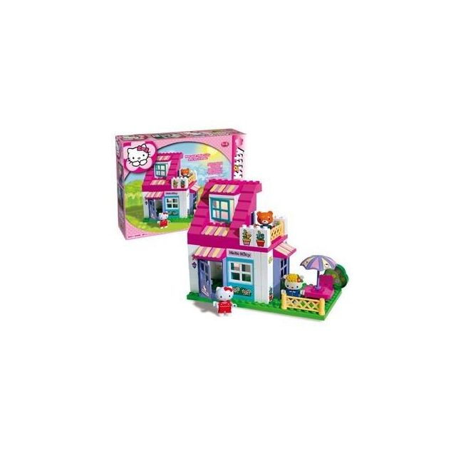Set constructie Unico Plus Hello Kitty Casuta cu terasa - SOLUN8651