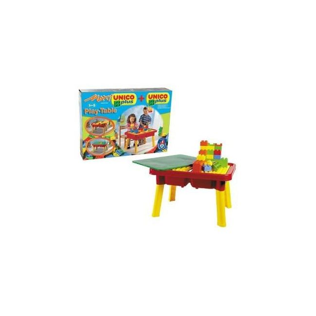 Set constructie Unico Plus Masuta cu 31 piese cu suport - SOLUN8805