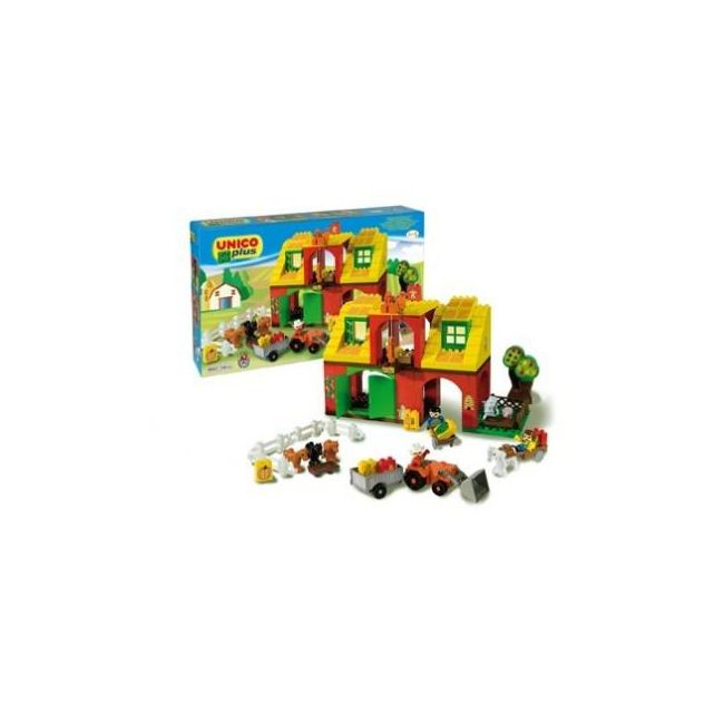 Set constructie Unico Plus Set ferma 126 piese - SOLUN8557