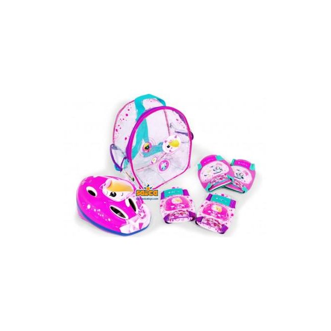 Set protectii copii bicicleta trotineta role Saica Clanners Girl - SOLSA8991