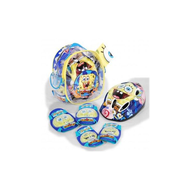 Set protectii trotineta bicicleta Saica Sponge Bob - SOLSA8318
