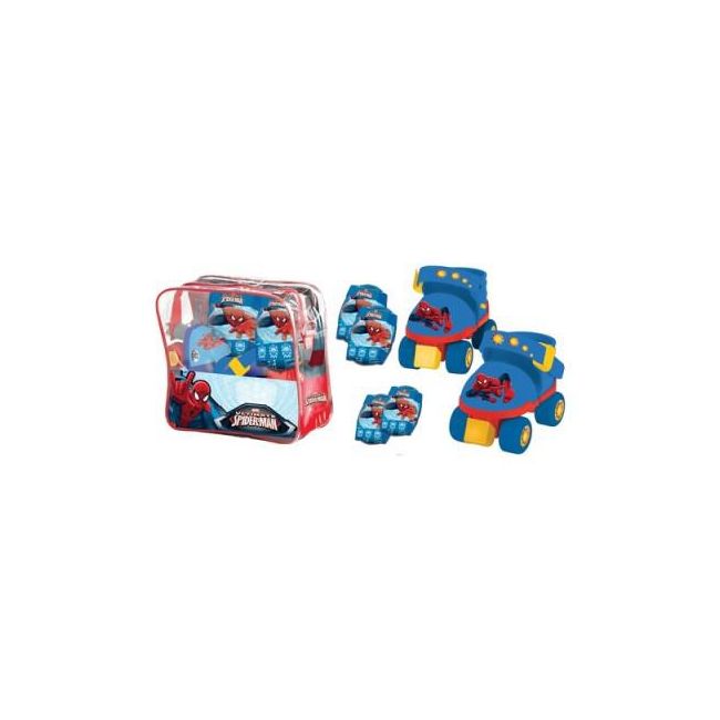 Set role cu genunchere si cotiere Spiderman - SOLMON18390