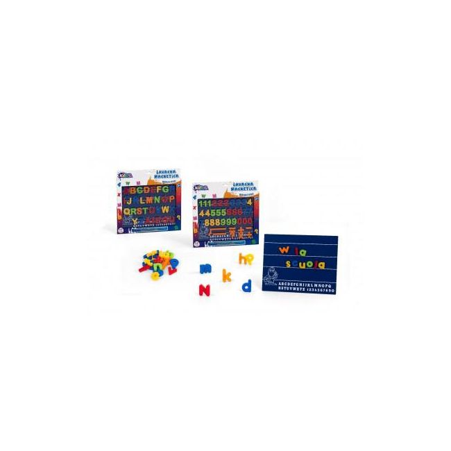 Tablita magnetica cu litere sau cifre KiDEA - SOLGL30434