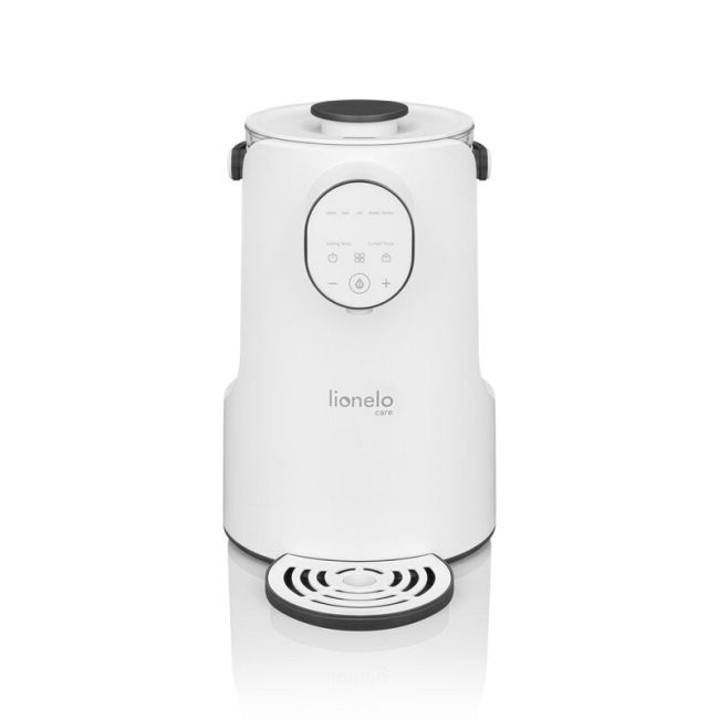 Espressor pentru lapte praf, Lionelo, Baby Presto, Functie declorizare si dozare a apei, Cu afisaj digital LED, Cu rezervor de 2 L, Alb BYNLOC-BABYPRESTO