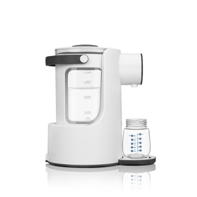 Espressor pentru lapte praf, Lionelo, Baby Presto, Functie declorizare si dozare a apei, Cu afisaj digital LED, Cu rezervor de 2 L, Alb BYNLOC-BABYPRESTO