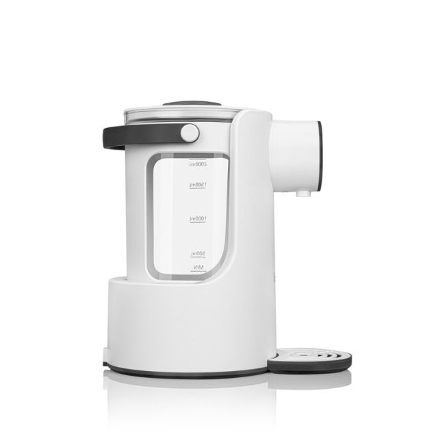 Espressor pentru lapte praf, Lionelo, Baby Presto, Functie declorizare si dozare a apei, Cu afisaj digital LED, Cu rezervor de 2 L, Alb BYNLOC-BABYPRESTO