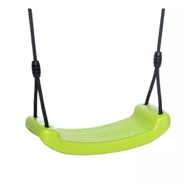 Leagan, Dice, Swing Seat, Fara spatar, Cu franghie PP, Cu inaltime reglabila pana la 240 cm, Pana la 70 kg, 3 ani+, Limegreen BYN1900P1_Limegreen