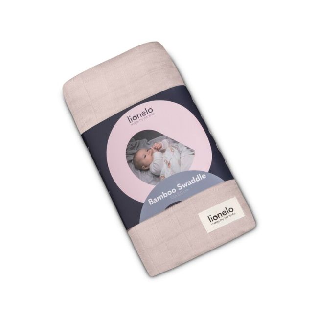 Muselina, Lionelo, Multifunctionala, Din bambus, Ideala pentru infasat, Cu proprietati antibacteriene, antifungice si antialergice, Lavabila la masina de spalat, 120x120 cm, Bej BYNLO-BAMBOO_SWADDLE_BEIGE_SAND