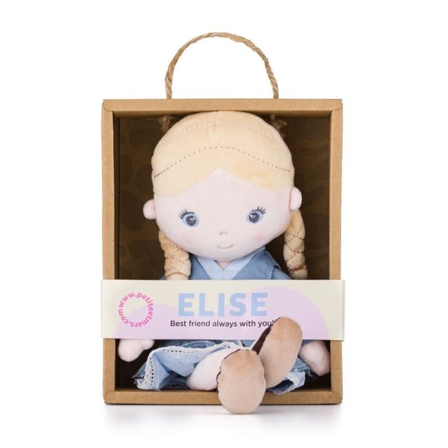Papusa, Petite&Mars, Elise, Din plus, 35 cm, 0 luni+, Multicolor BYN622748